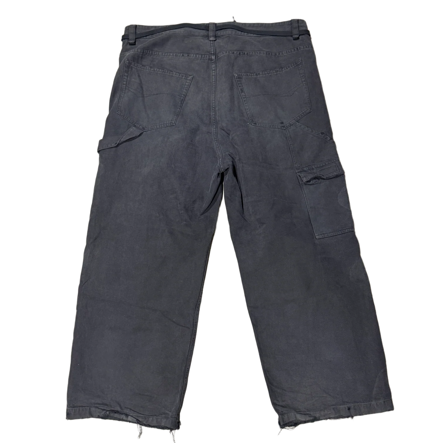 Balenciaga 'Black' Cut Up Cargo Pants