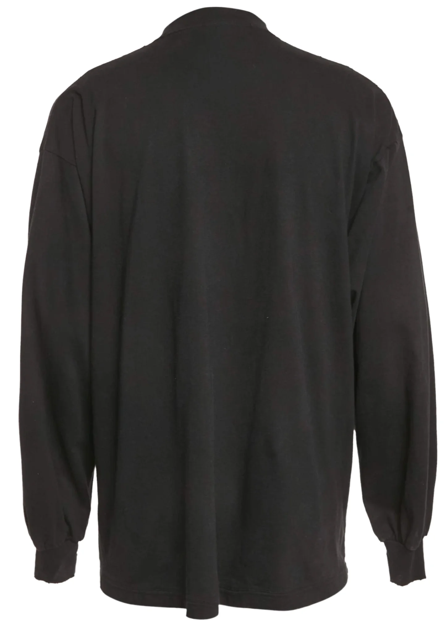 Balenciaga '.com' Black Long Sleeve Tee - Image 2