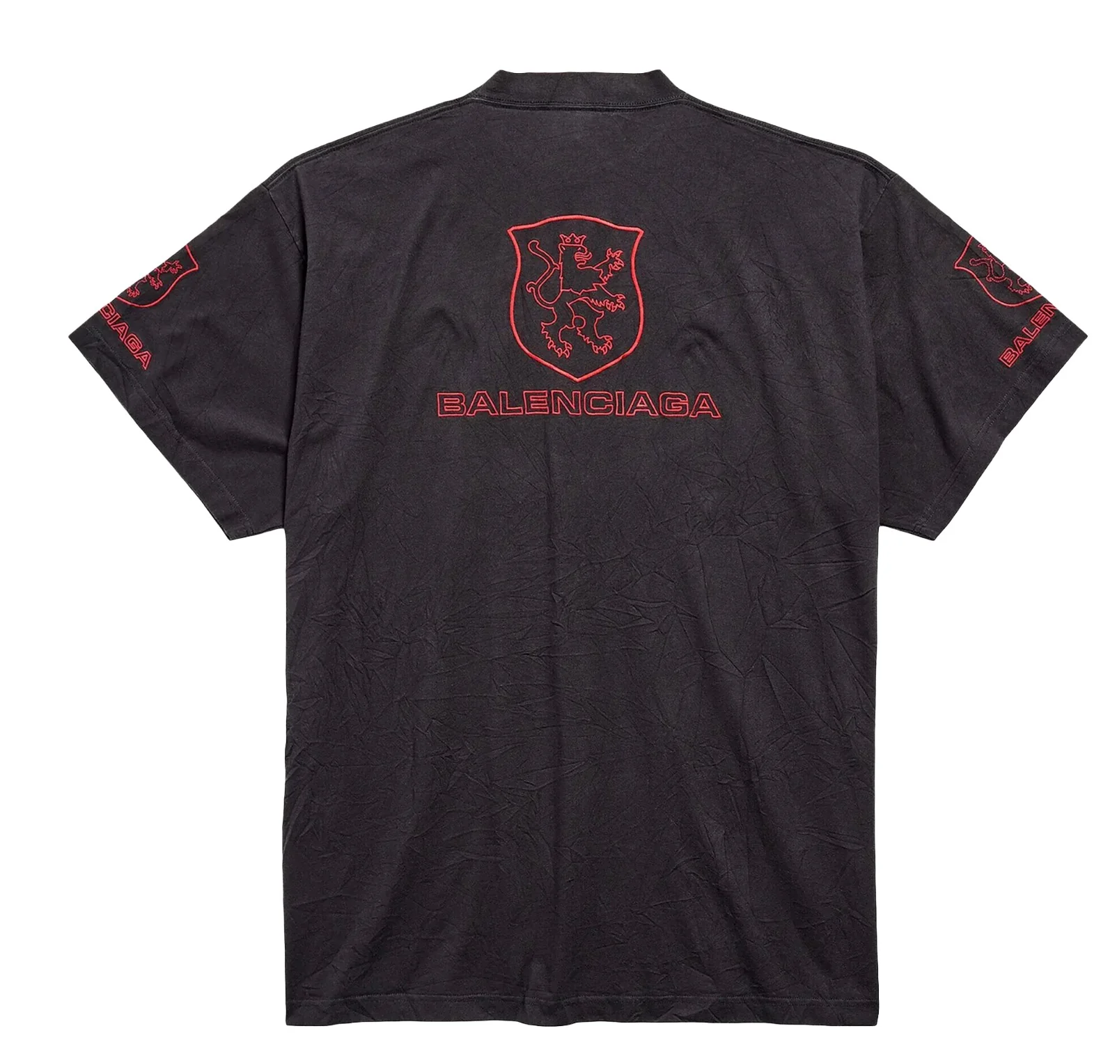 Balenciaga 'Lion Club' Black Tee - Image 2