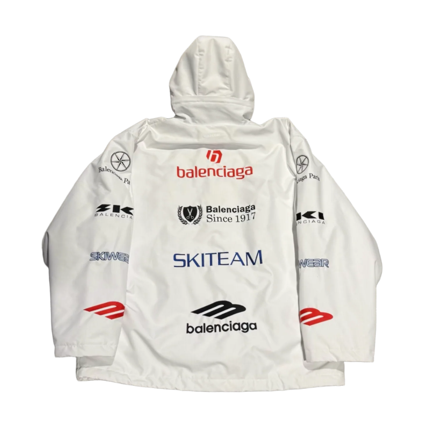 Balenciaga 'Ski Team' White Parka - Image 2
