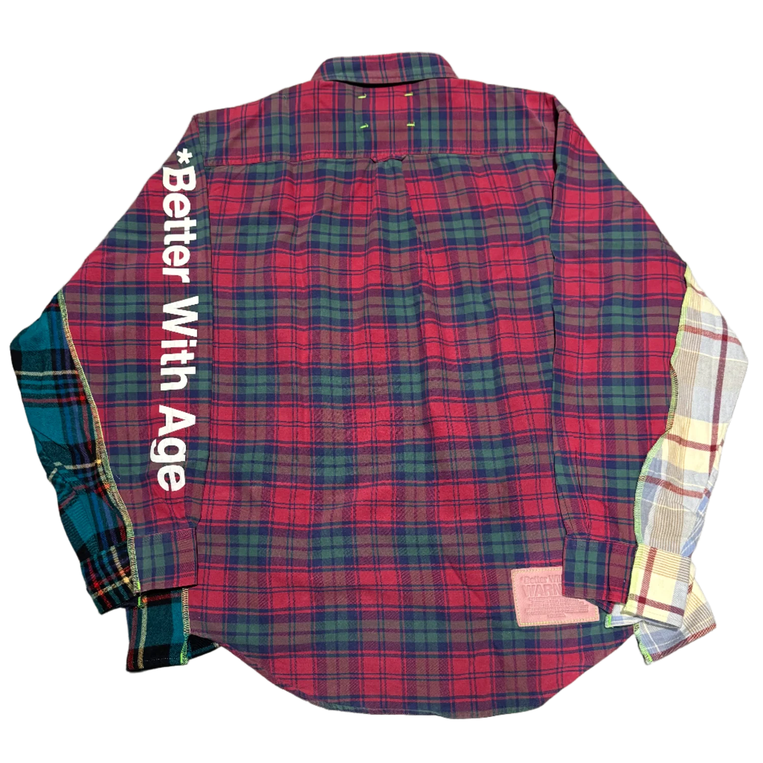 *Better Wiith Age Gentlemen's 3 Panel Flannel Shirt - Image 2