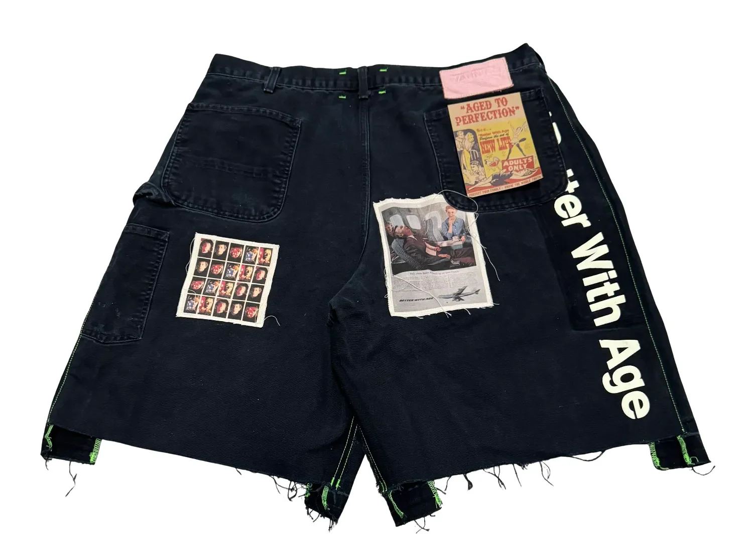 *Better With Age 'Cocktail' Single Knee Shorts - Image 2