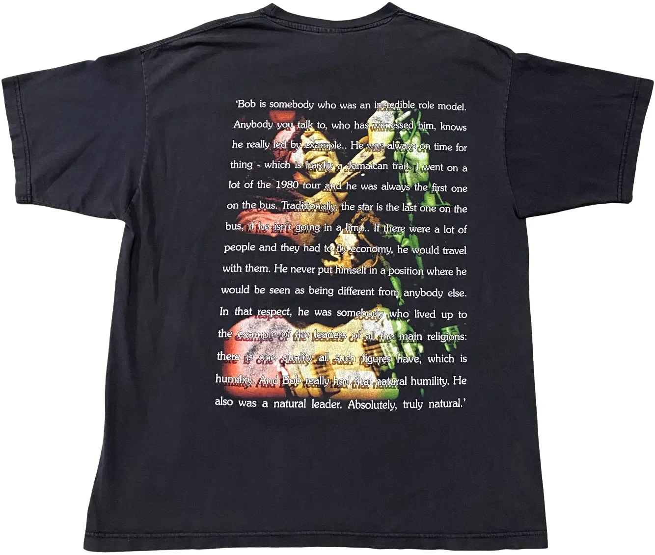 Bob Marley '1981 He Has Become An Icon' Vintage Tee - Image 2