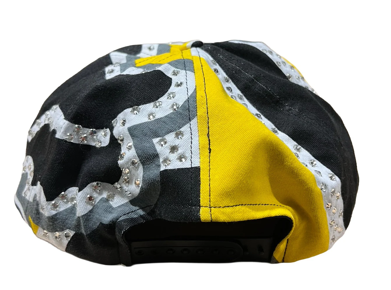Bossi 'Black/Yellow' Fox Rhinestone Hat - Image 2