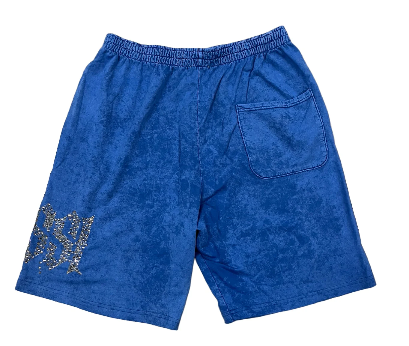 Bossi 'Blue and Gold' Rhinestone Shorts - Image 2