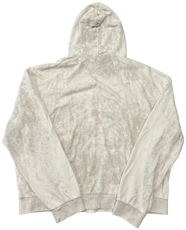 Bossi 'Blue Skull Dagger' White Zip-Up Hoodie - Image 2