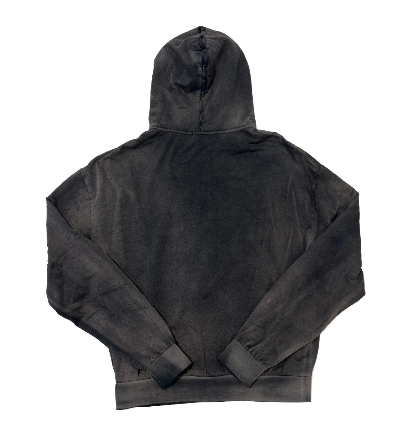Bossi 'Blue Skull' Faded Wash Zip-Up Hoodie - Image 2