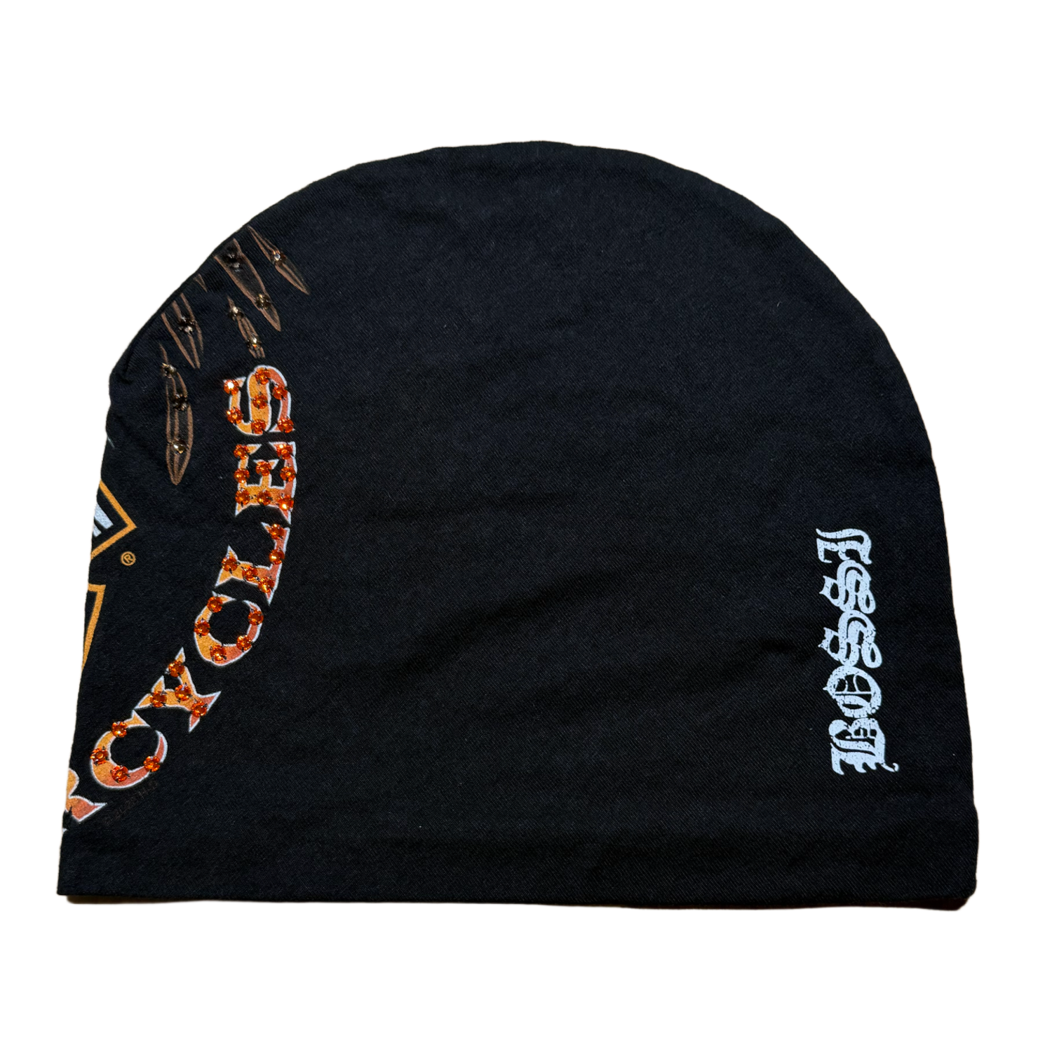 Bossi 'Harley Eagle' Rhinestone Beanie - Image 2