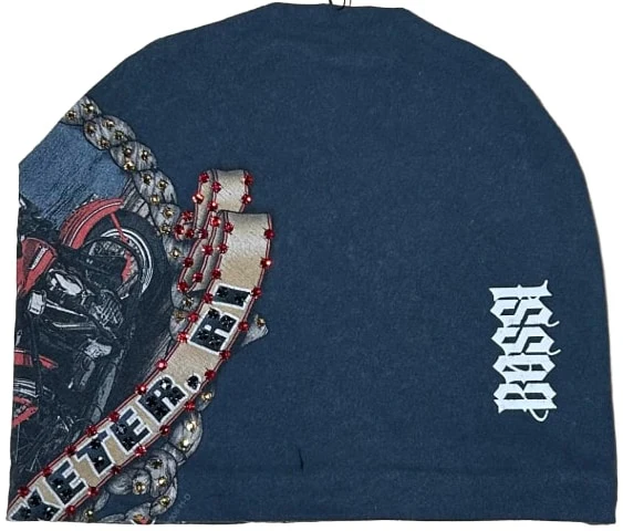 Bossi 'Ocean Boat' Rhinestone Vintage Beanie - Image 2