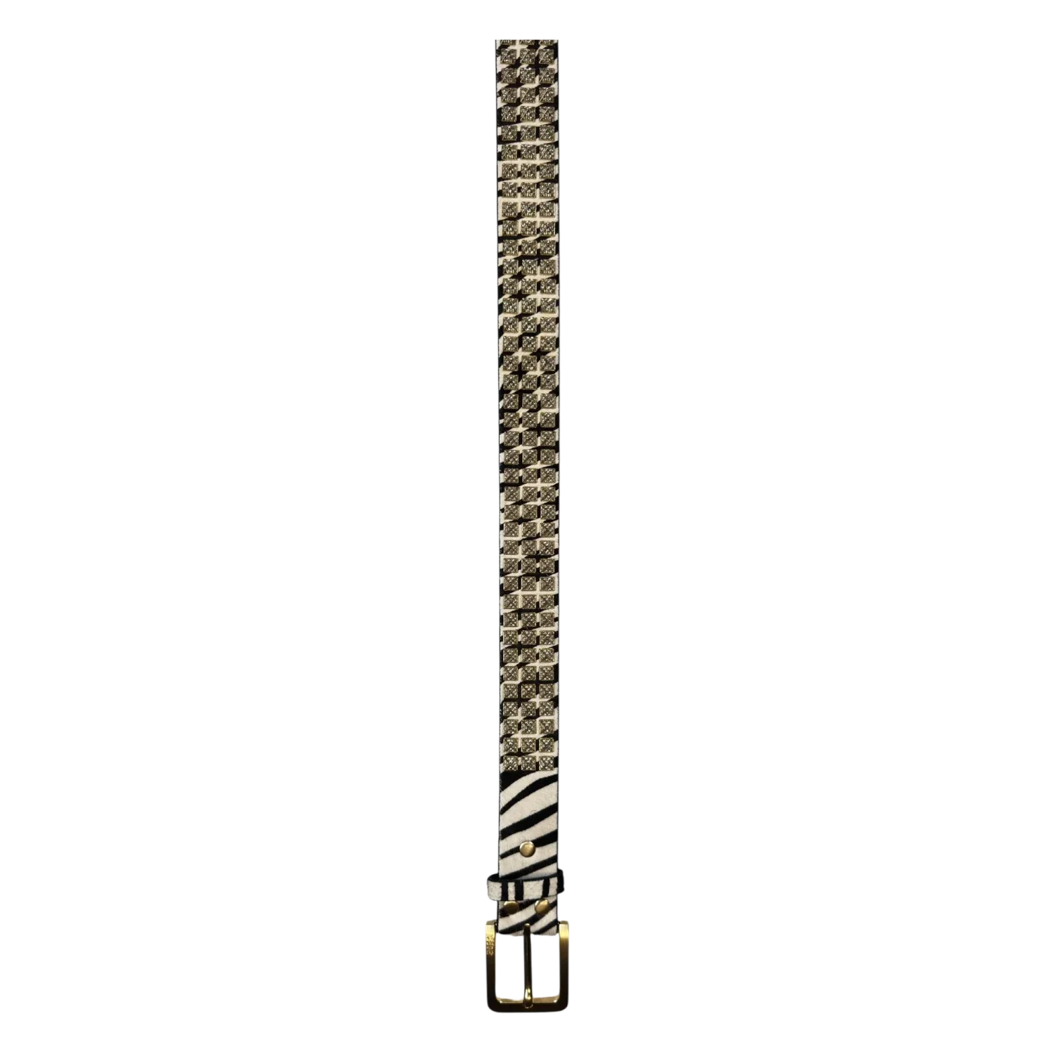 Bossi 'Gold on Zebra' Studded Belt - Image 3