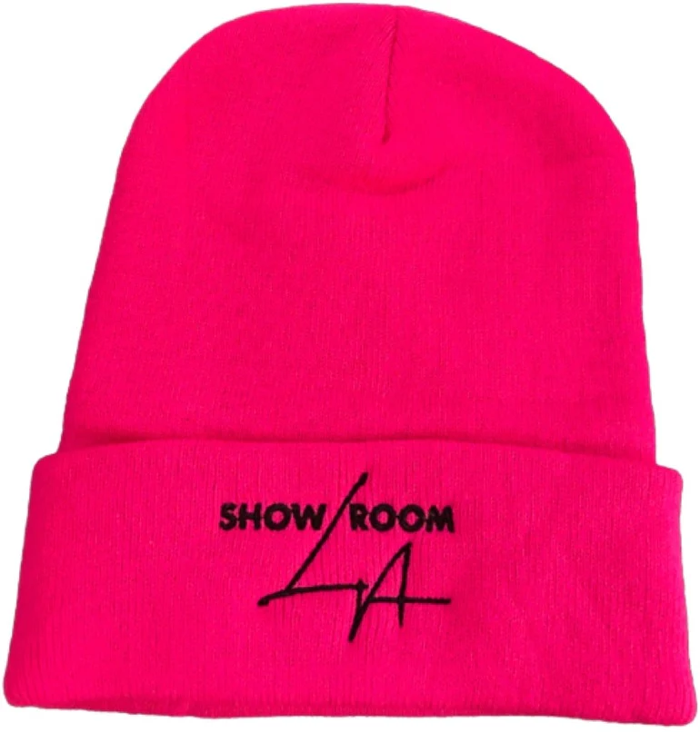 Bossi x SRLA 'Pink/White/Black' Beanie - Image 2