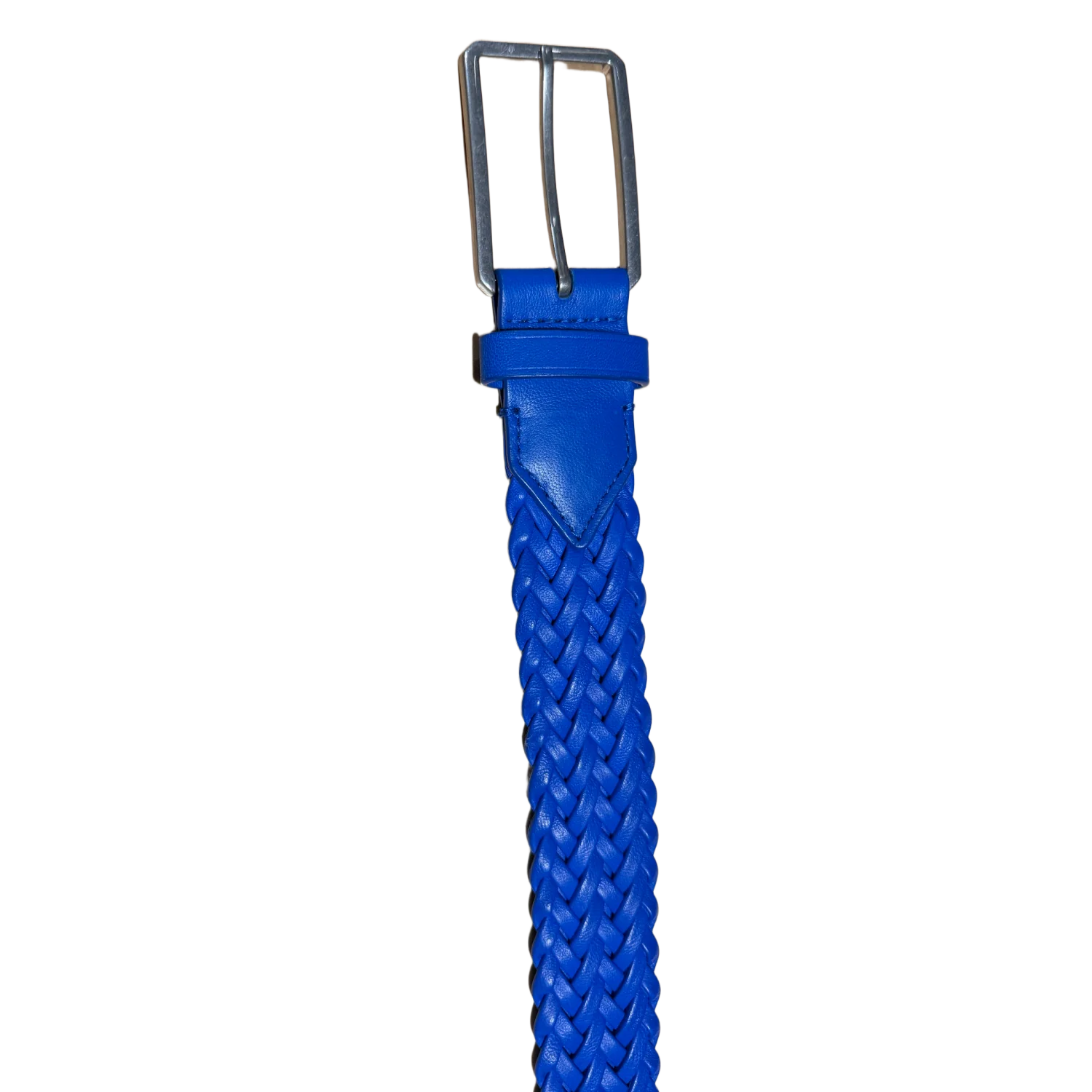 Bottega Veneta 'Blue' Woven Chevron Belt - Image 2