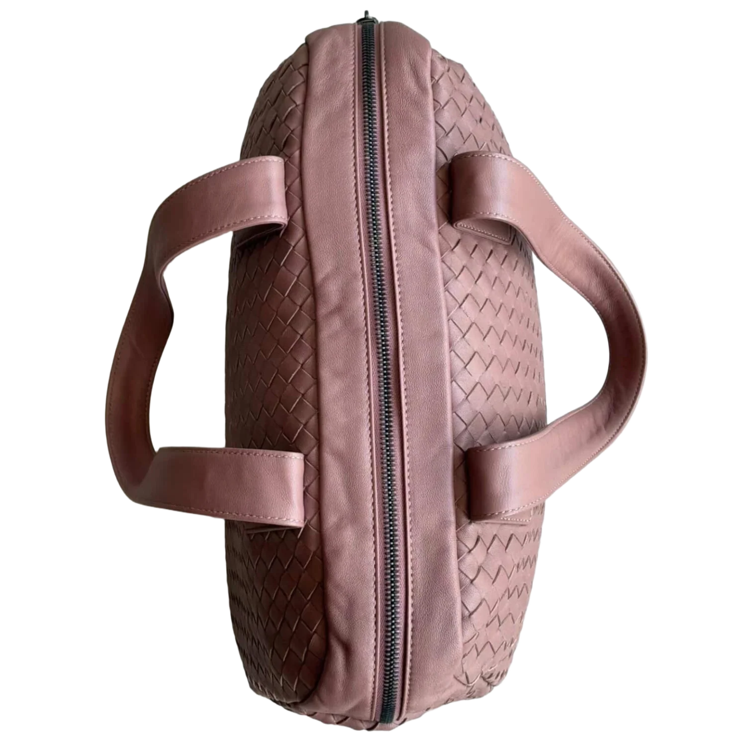 Bottega Veneta 'Mauve Intrecciato' Boston Bag - Image 2