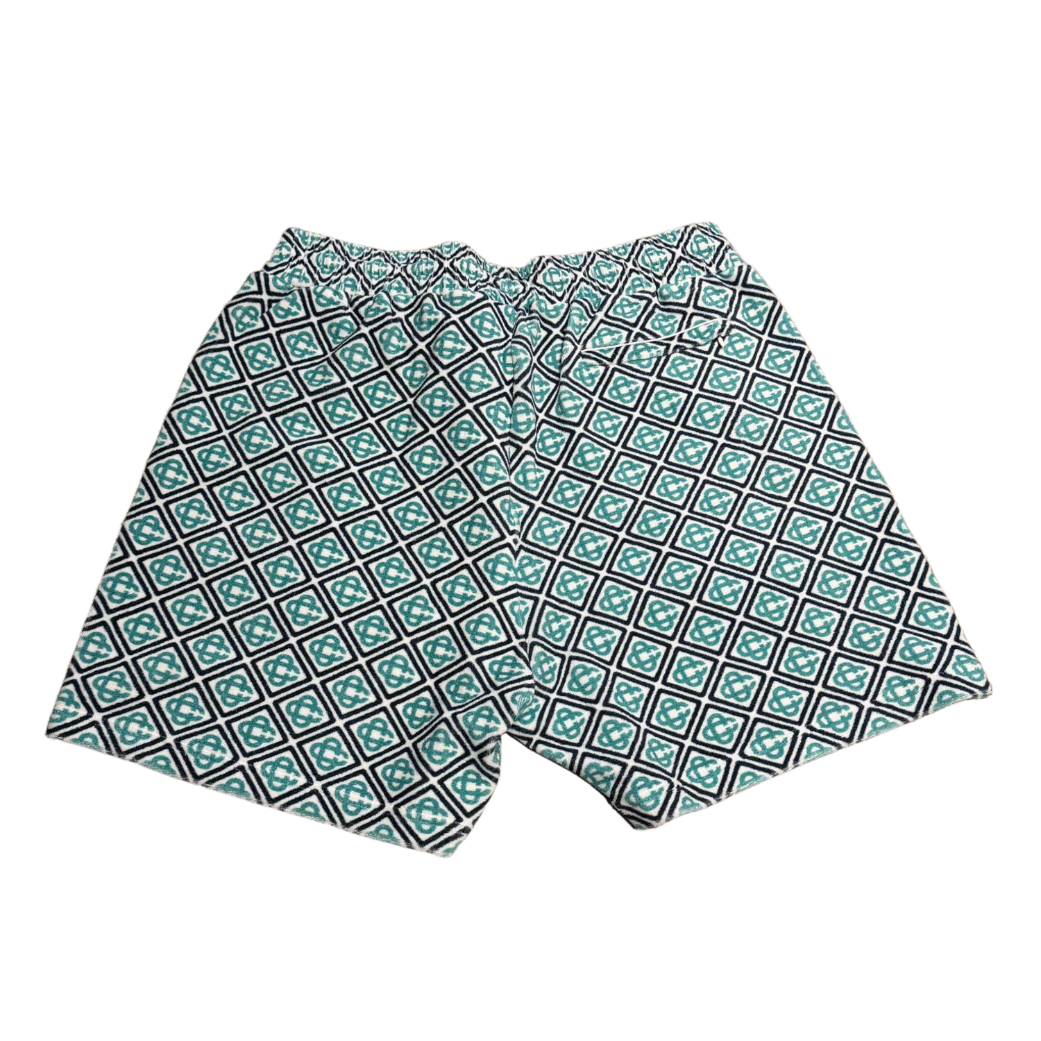 Casablanca 'Teal Blue' Towelling Shorts - Image 2