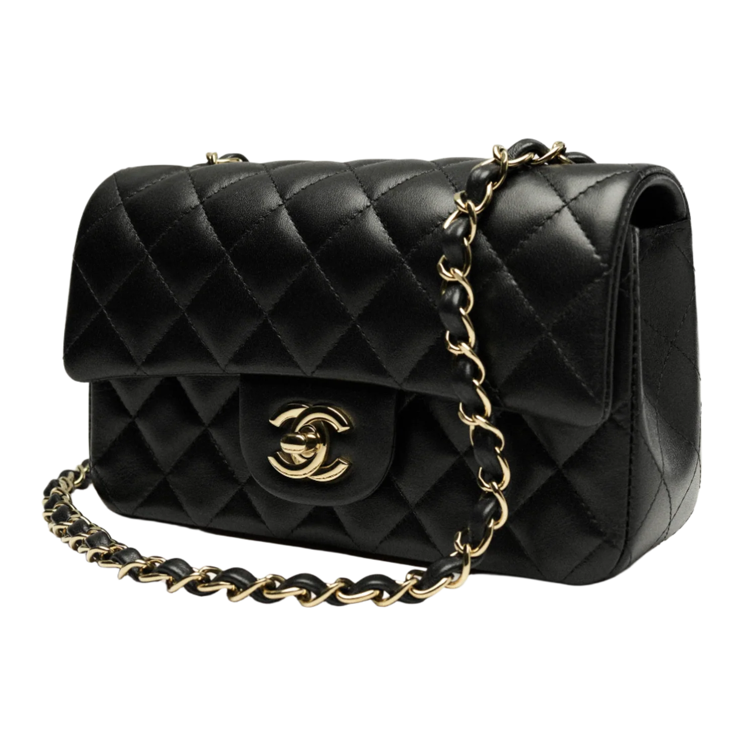 Chanel 2026 'Black' Lambskin Quilted Mini Classic Handbag - Image 2