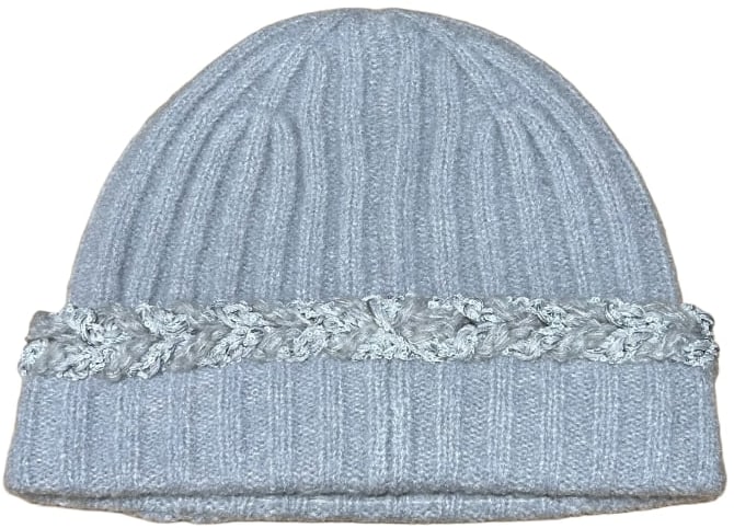 Chanel Cashmere 'Grey' Beanie - Image 2