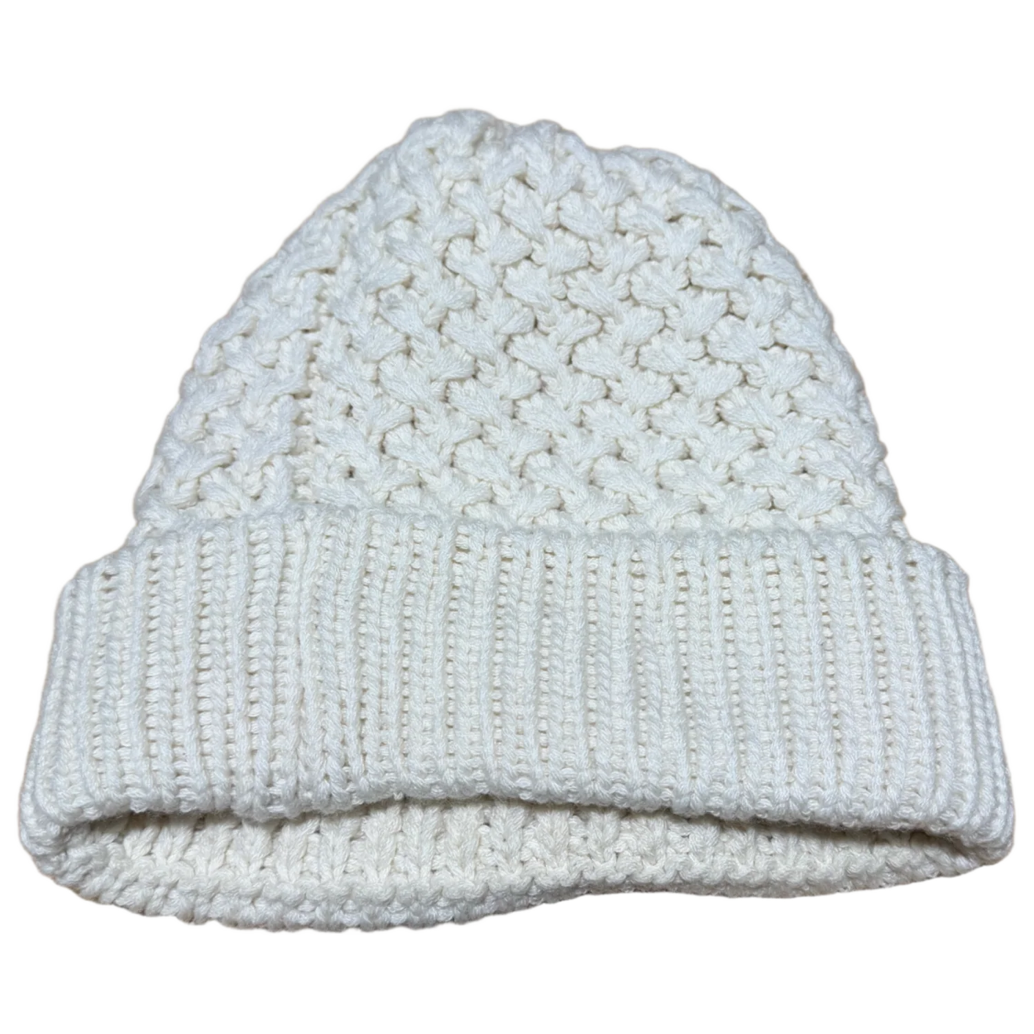 Chanel 'Cream' Woven Knit CC Beanie - Image 2