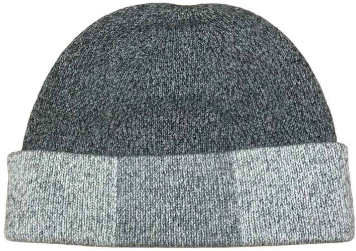 Chanel 'Grey/Black Checkered' Cashmere Cloche Beanie - Image 2