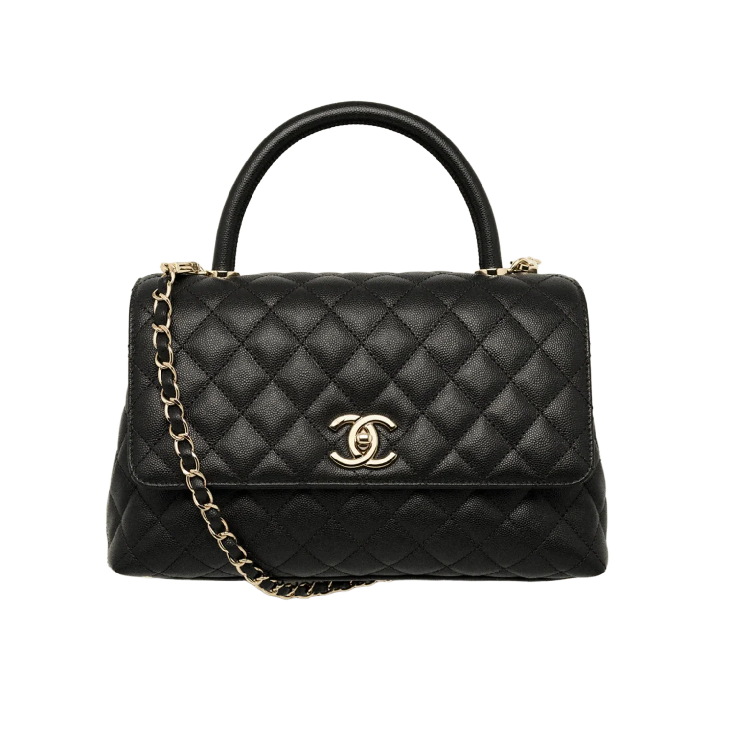 Chanel Large Flap Bag With Top Handle