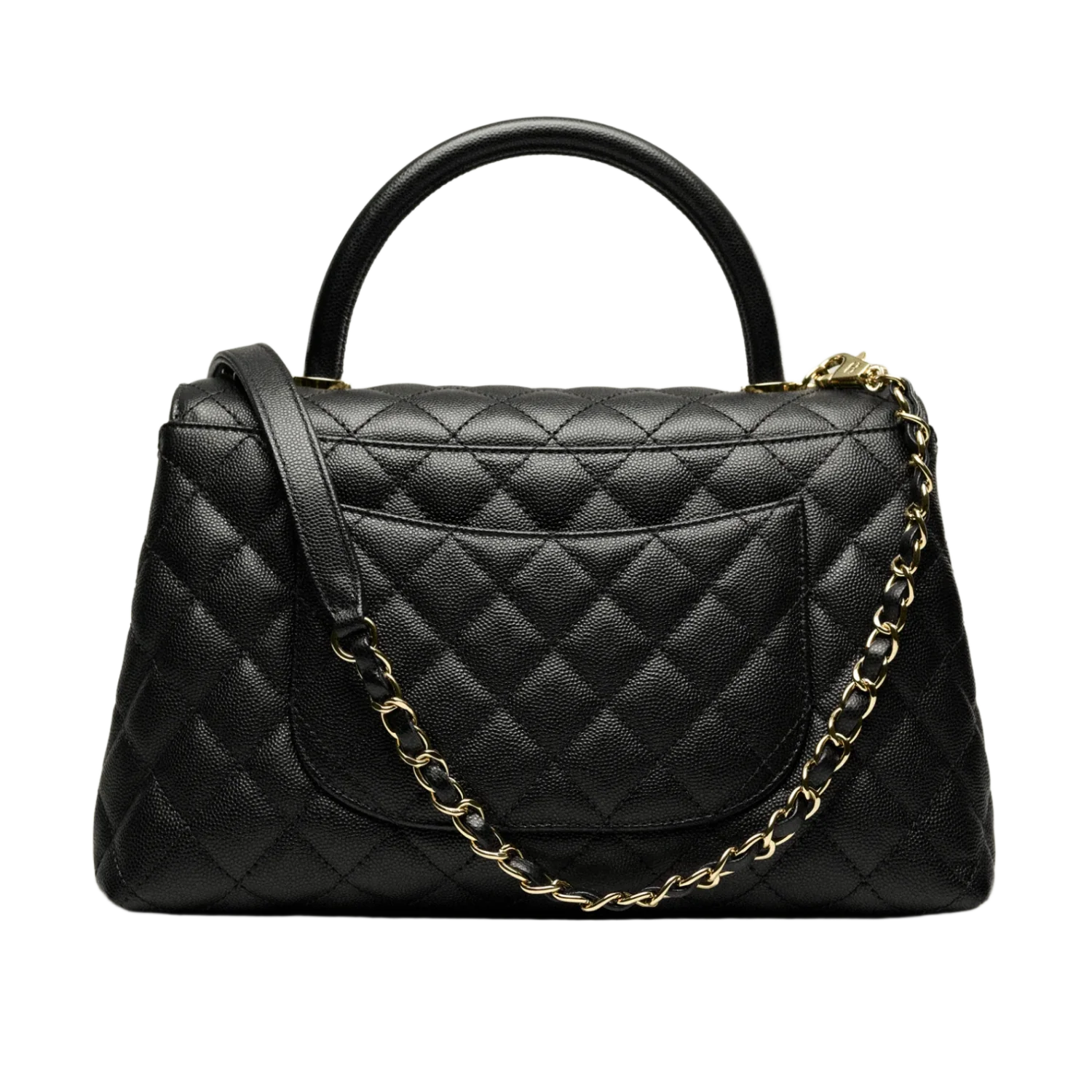 Chanel Large Flap Bag With Top Handle - Image 2