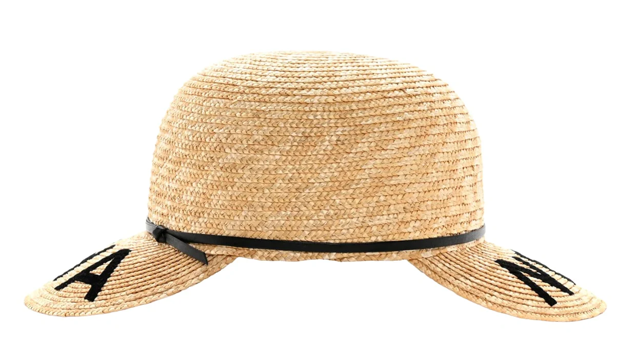Chanel 'Straw' Double Visor Hat - Image 2