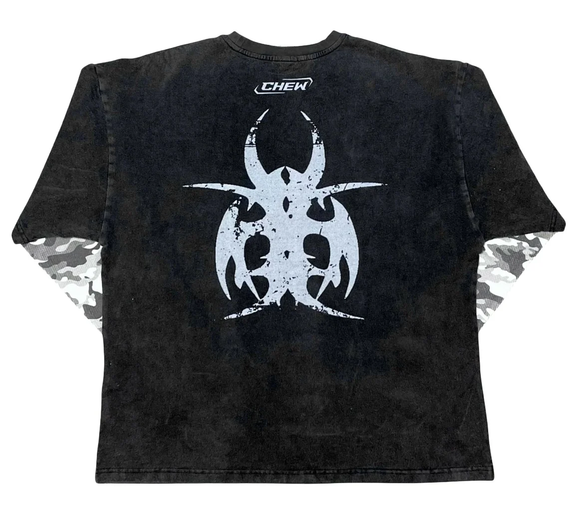 Chew Forever 'Snow Camo' Double-Layered Longsleeve - Image 2