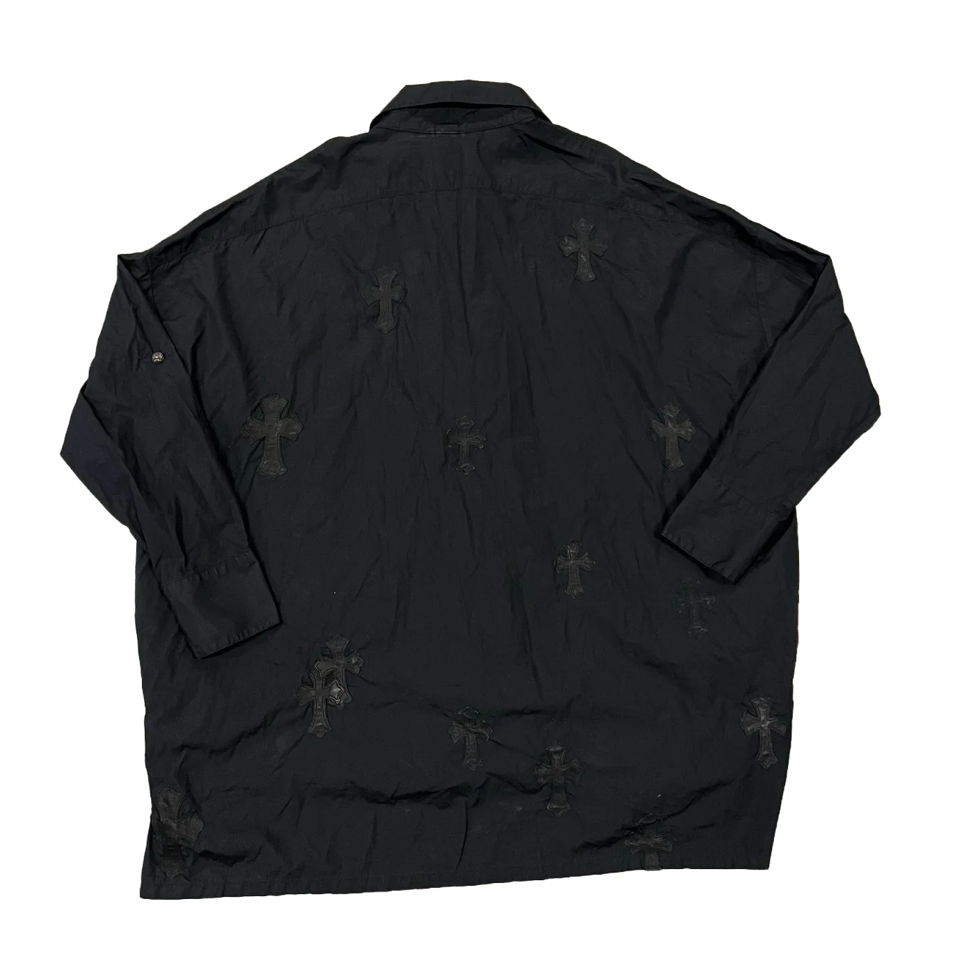Chrome Hearts '21 Patch' Black Dress Shirt - Image 2