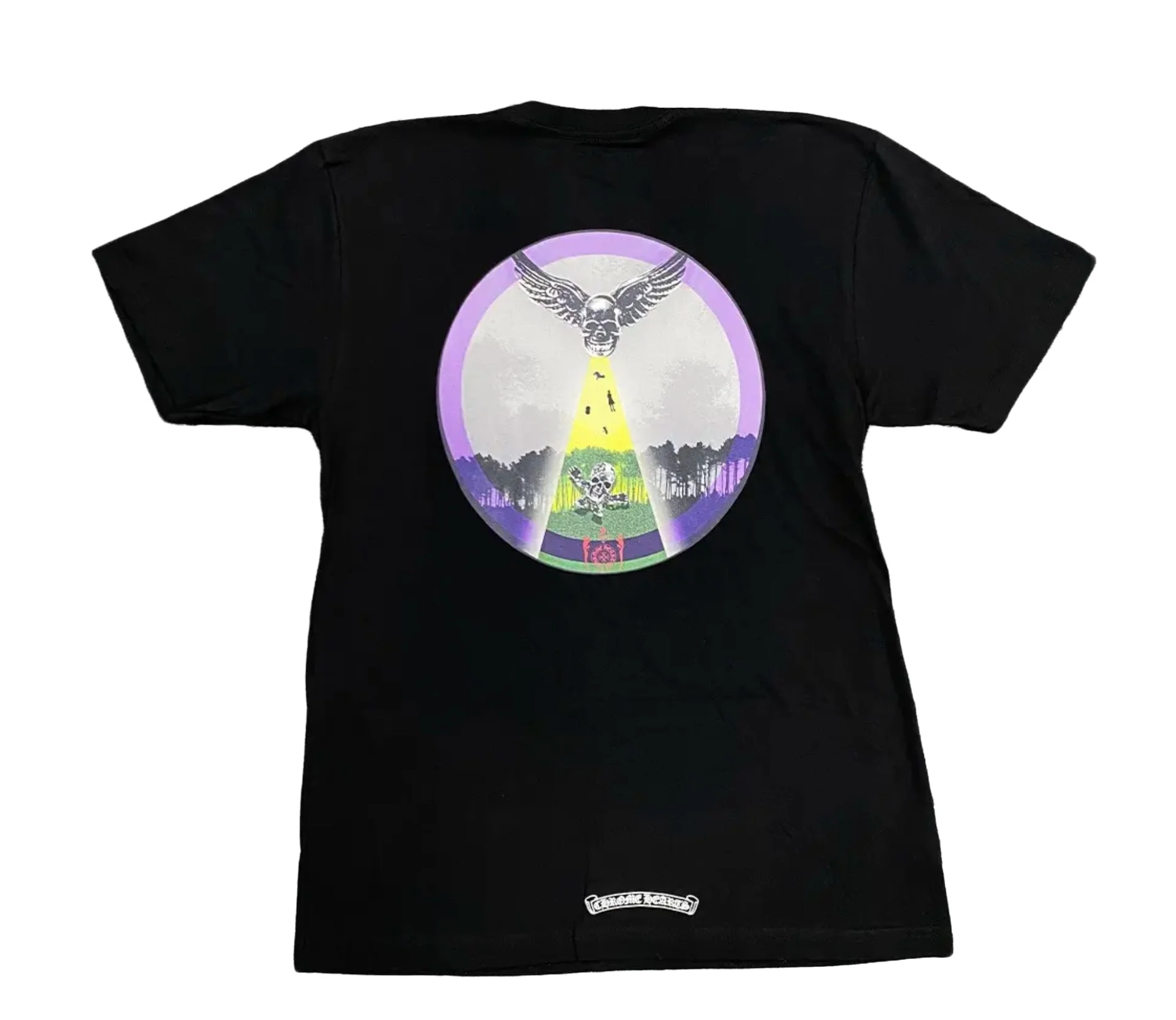 Chrome Hearts 'Alien Abduction' Foti Black Tee - Image 2
