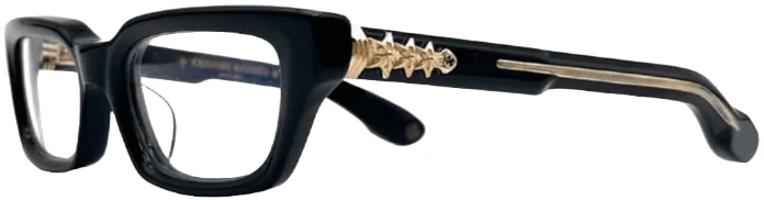 Chrome Hearts 'Black/Gold' Asstraordinaire Sunglasses - Image 2