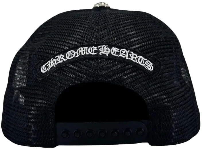 Chrome Hearts 'Black/Camo' Triple Cross Trucker Hat - Image 2
