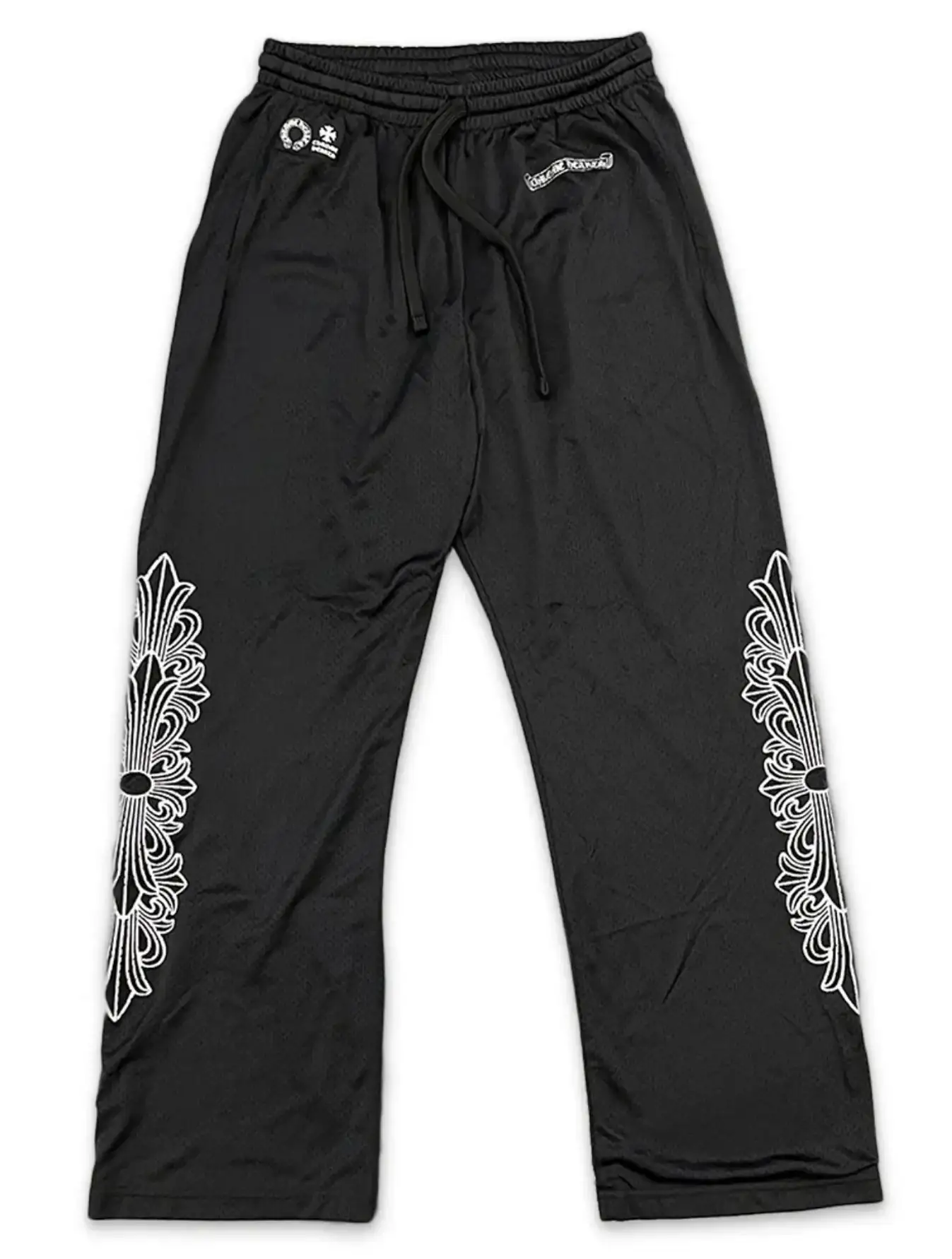 Chrome Hearts 'Black Mesh' Long Sleeve Warm Up Jersey & Pant Set - Image 2