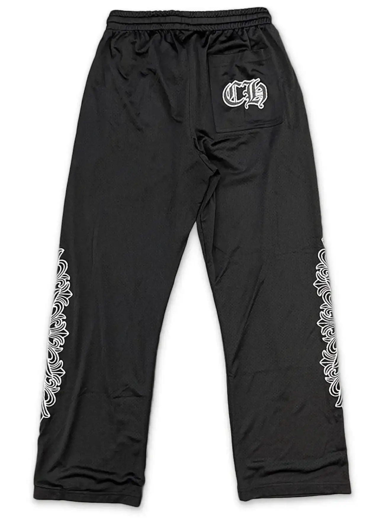 Chrome Hearts 'Black Mesh' Long Sleeve Warm Up Jersey & Pant Set - Image 3