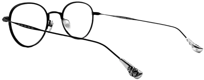 Chrome Hearts 'Black/Silver' Bone Prone IV Sunglasses - Image 2