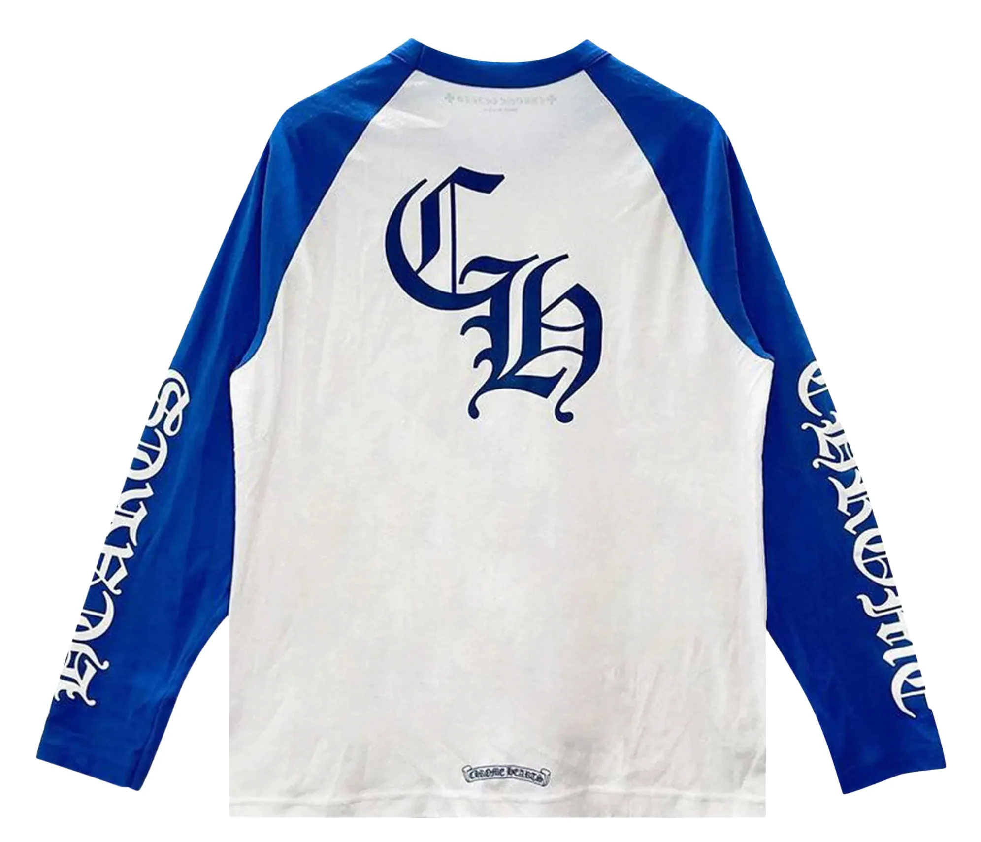 Chrome Hearts 'Blue Horseshoe' Baseball Shirt - Image 2