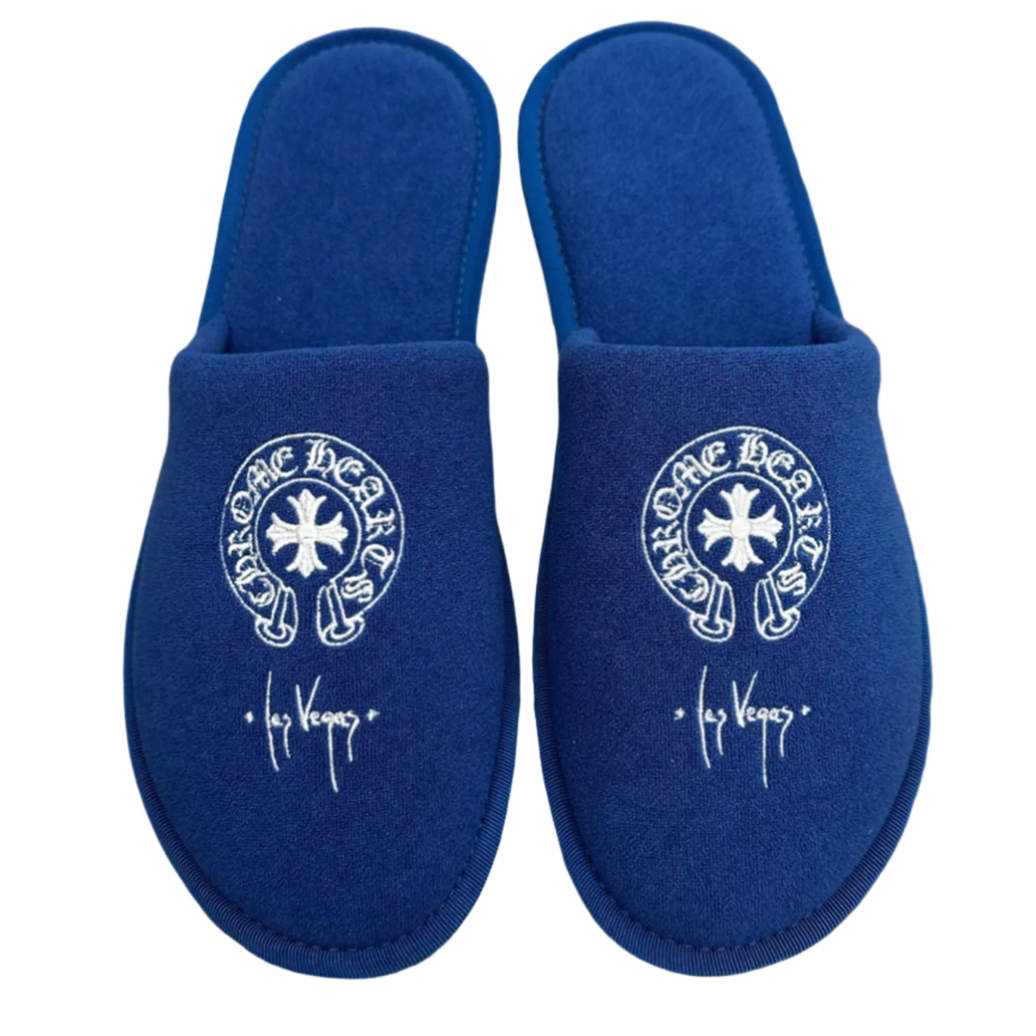 Chrome Hearts 'Blue' Las Vegas Exclusive Hotel Slippers