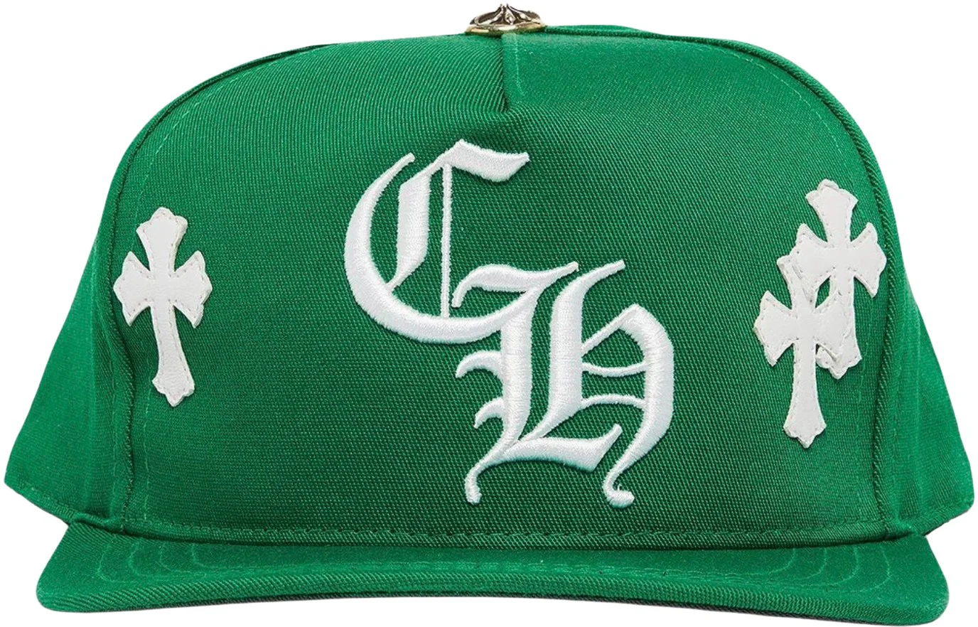 Chrome Hearts Cross Patch Hat 'Green'