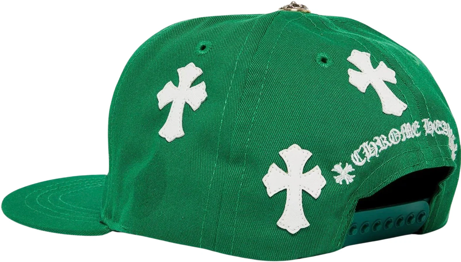 Chrome Hearts Cross Patch Hat 'Green' - Image 2