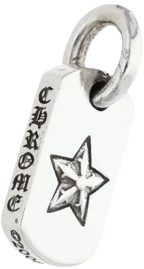 Chrome Hearts 'Daggered Star' Dog Tag Pendant - Image 2
