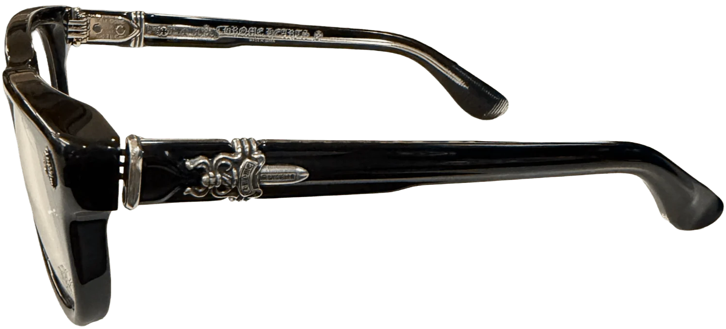 Chrome Hearts 'Dooable' Black Glasses - Image 2