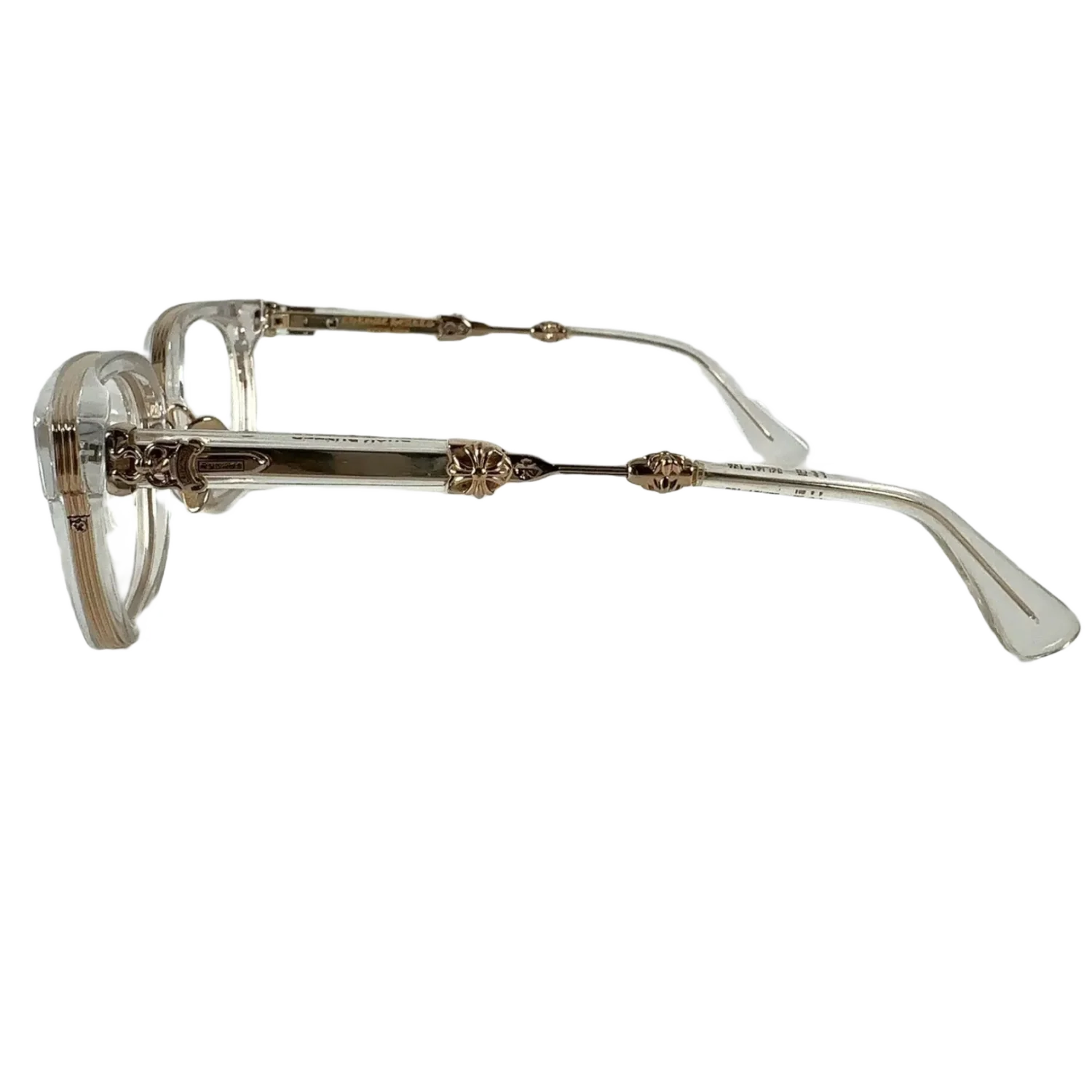 Chrome Hearts 'Duck Butter' Clear/Gold Glasses - Image 2