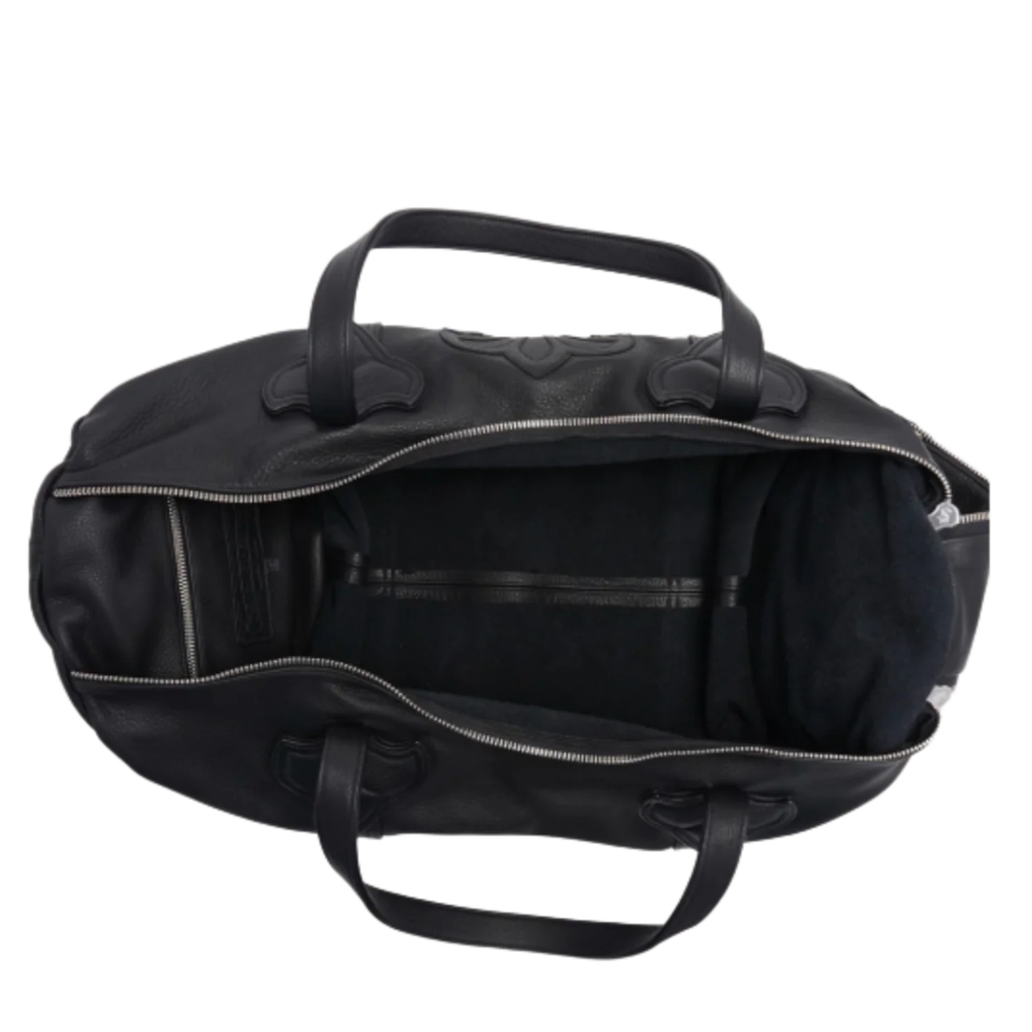 Chrome Hearts 'Fleur Embellished' Duffle Bag - Image 4
