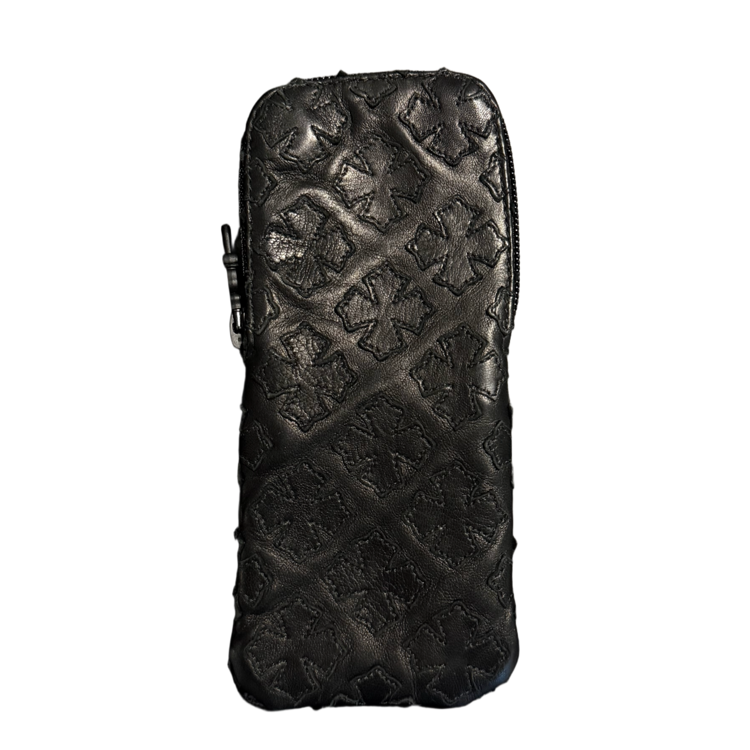 Chrome Hearts 'Flooded Black Plus Cross Patch' Glasses Case
