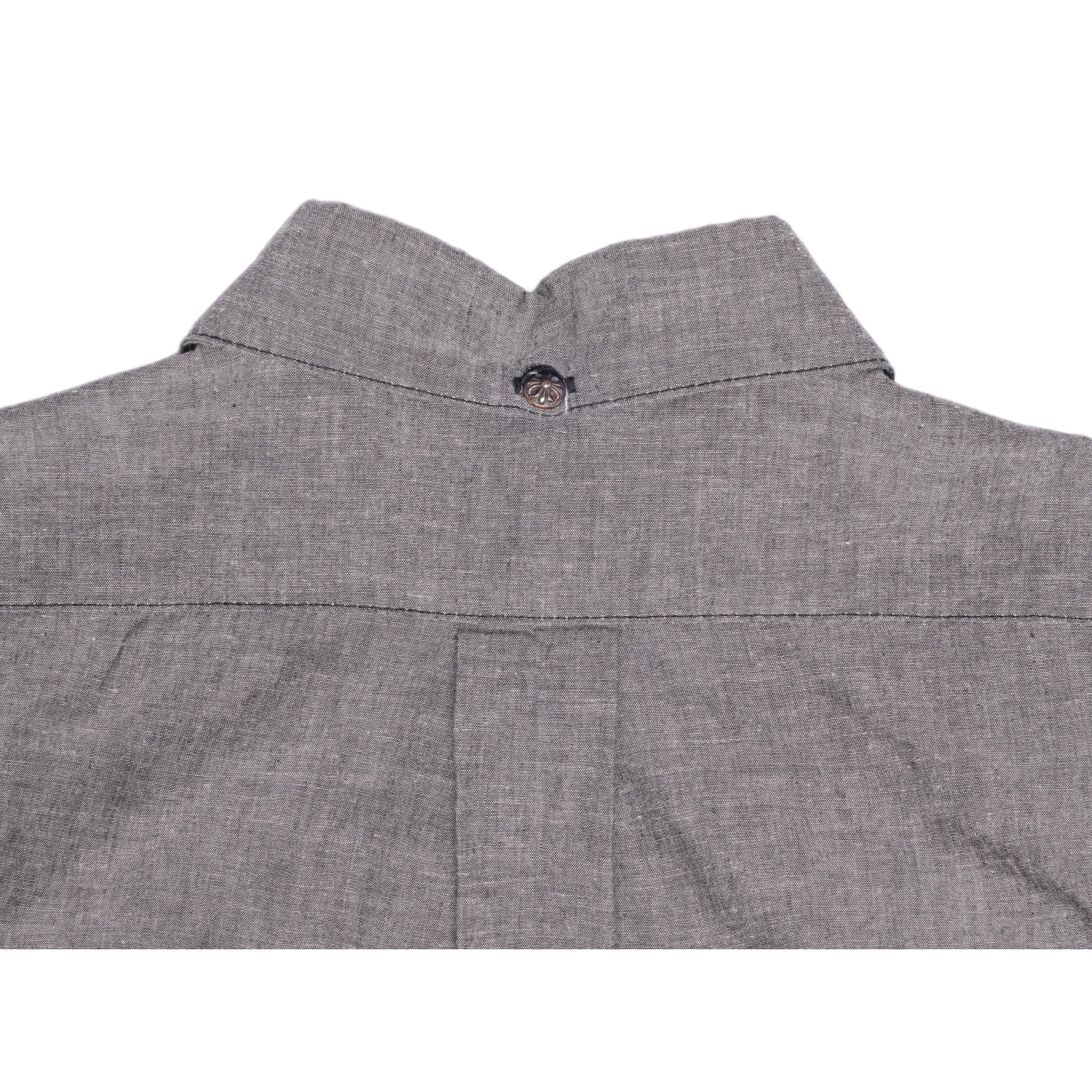 Chrome Hearts 'Grey Sterling Silver' Button Up Shirt - Image 4
