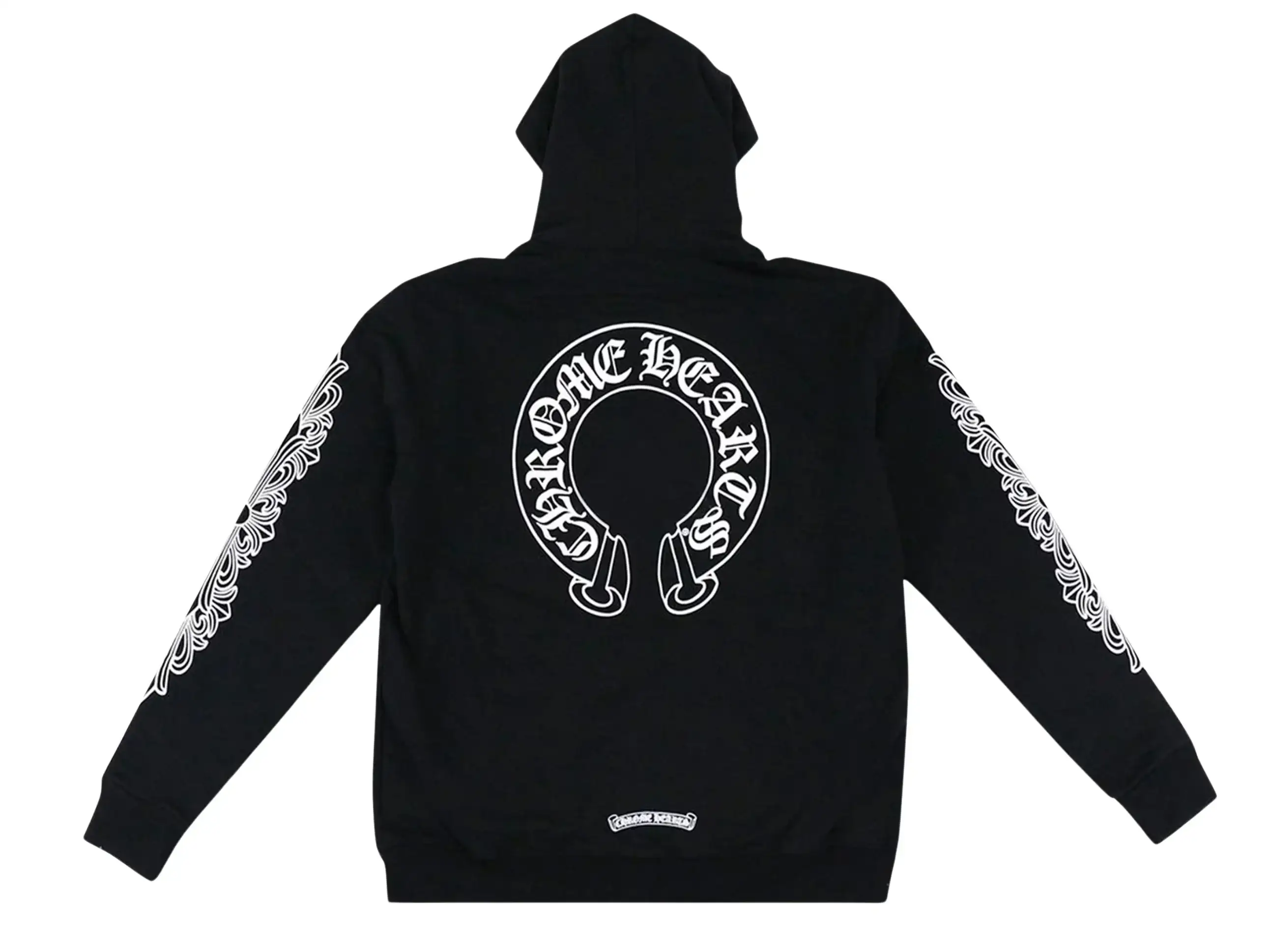 Chrome Hearts 'Horseshoe' Logo Black Zip Up Sweatpant Set - Image 4