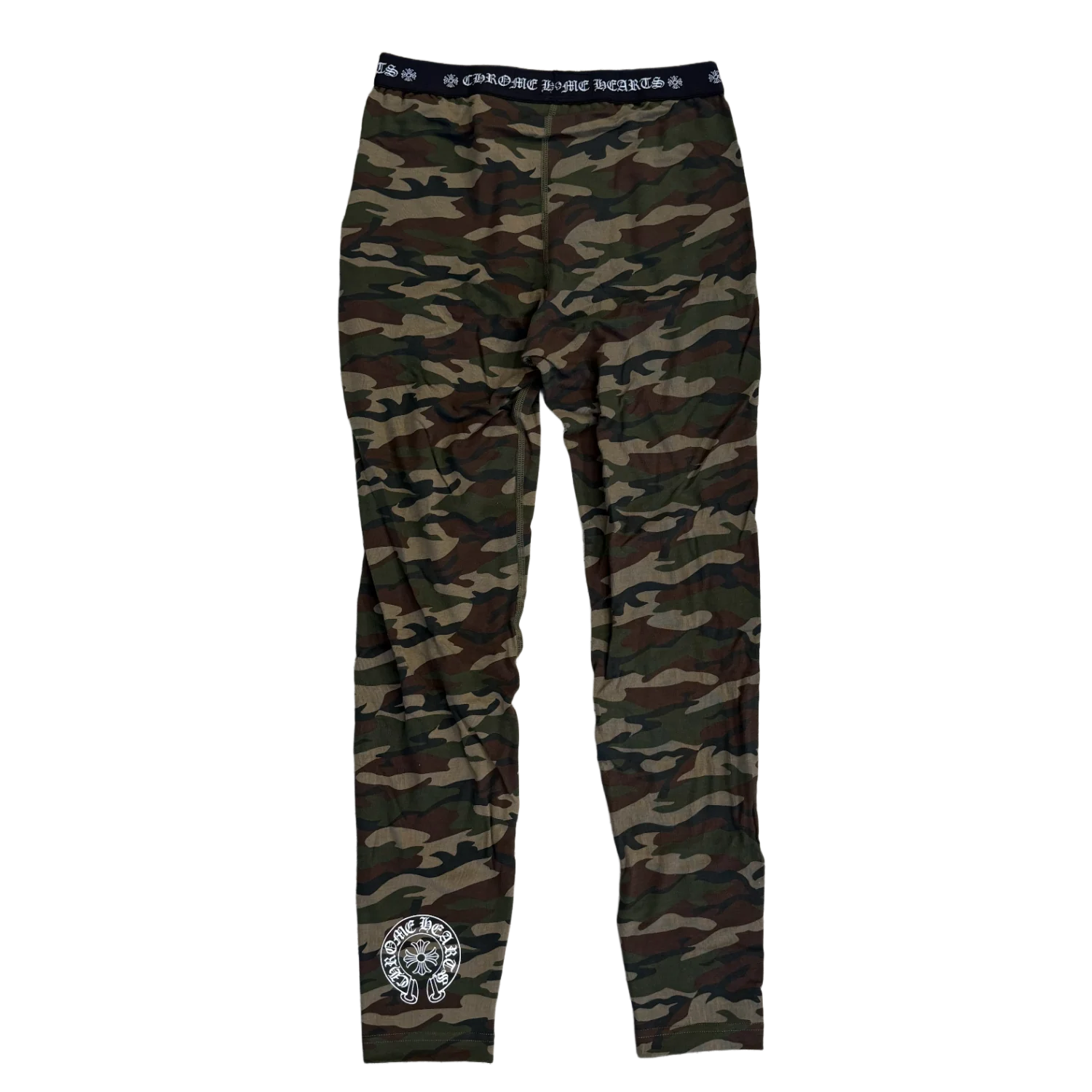 Chrome Hearts 'Horseshoe Logo' Camo Leggings - Image 2