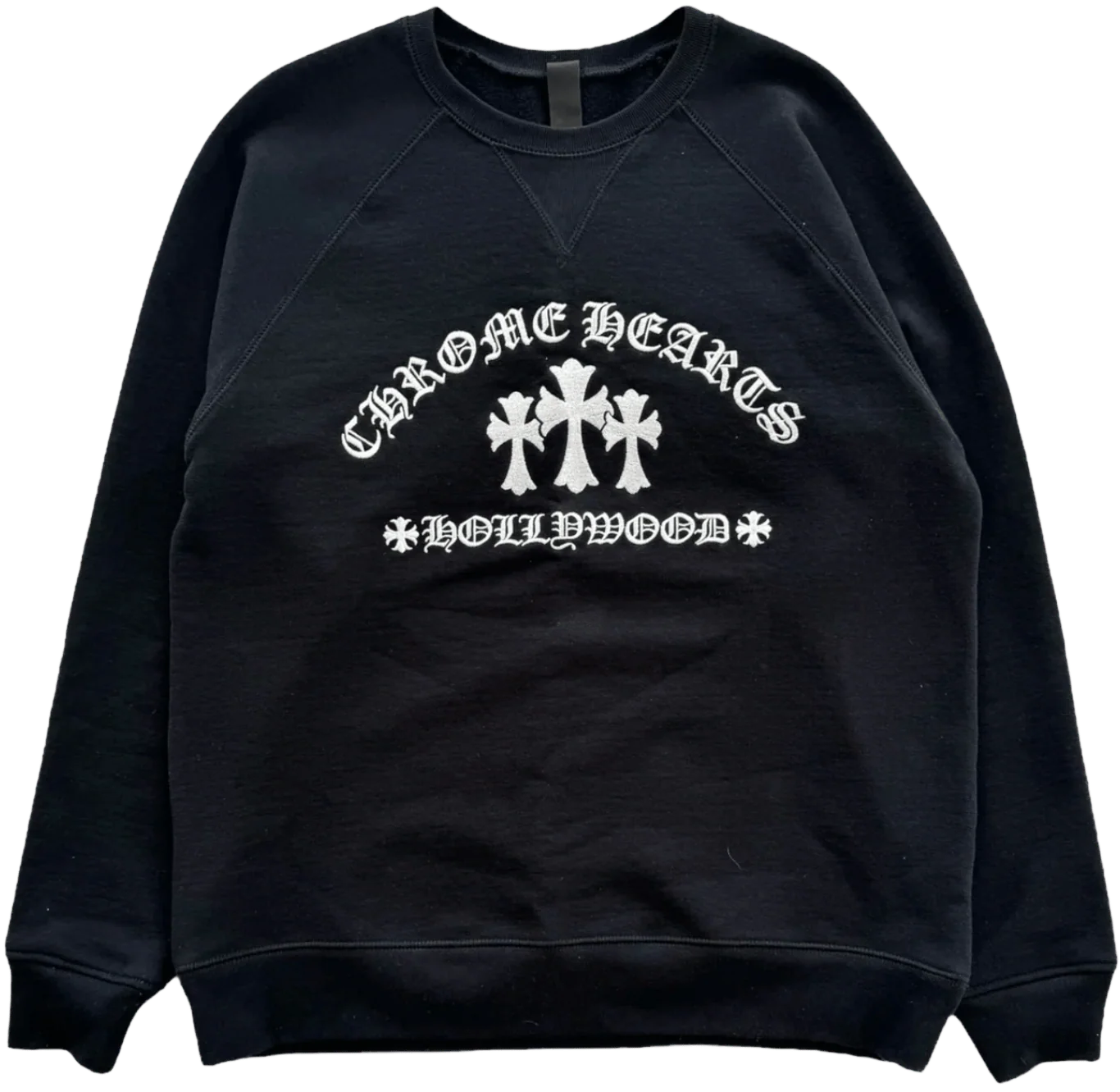 Chrome Hearts 'King Taco' Black Embroidered Crewneck