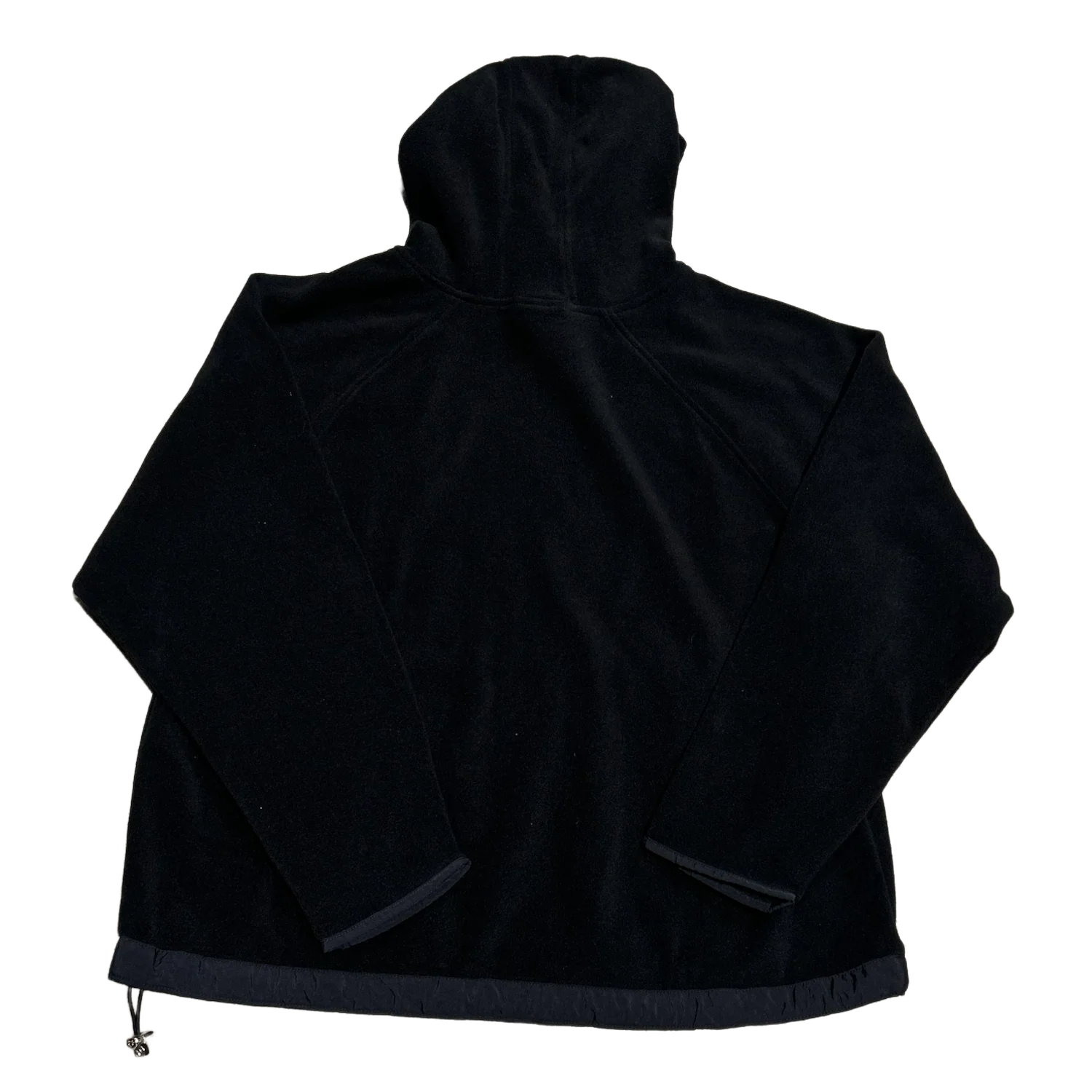 Chrome Hearts 'Leather Patch' Black Fleece Hoodie - Image 2