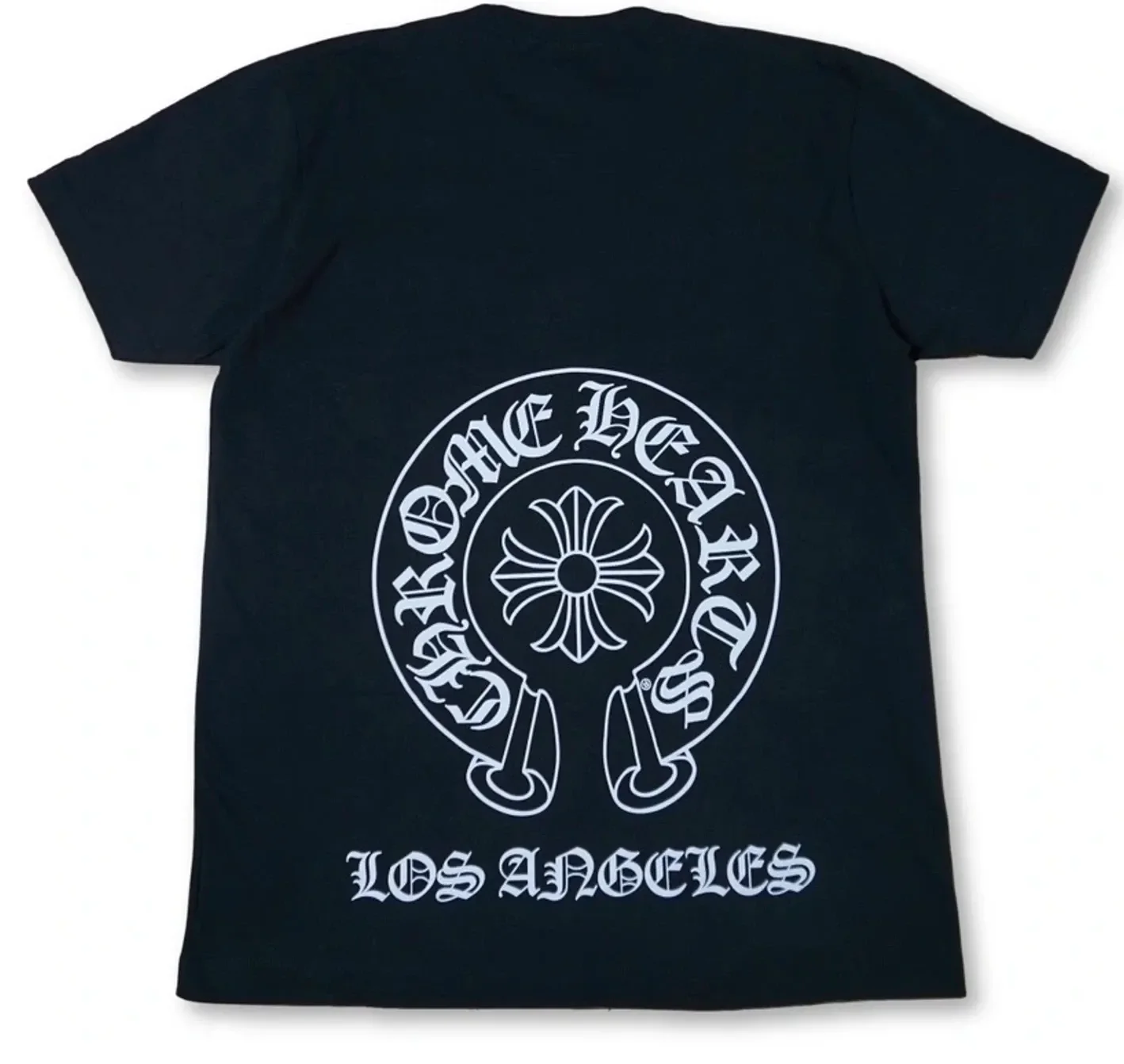 Chrome Hearts Los Angeles Black Horse Shoe Logo Shortsleeve Tee - Image 2
