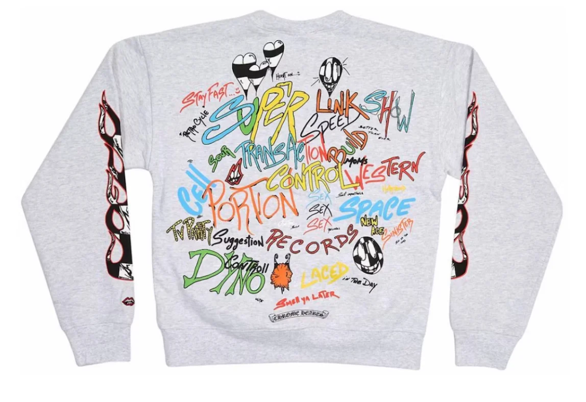 Chrome Hearts Matty Boy 'Brain' Crewneck - Image 2