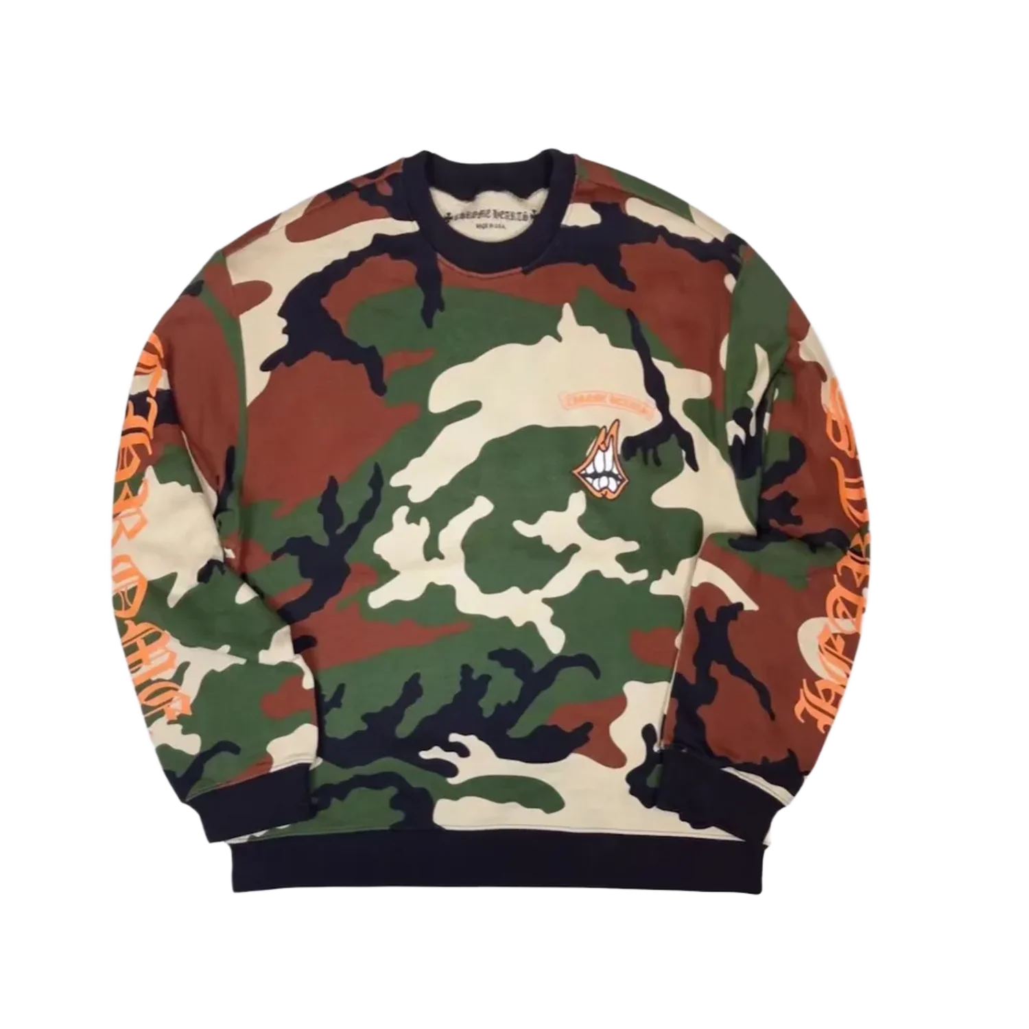 Chrome Hearts Matty Boy 'Caution Camo' Crewneck